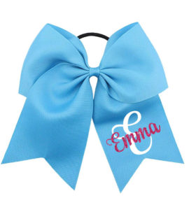 Large Bow with Name & Initial