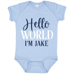 Baby Bodysuit - Custom Personalized Motocross Jersey 6-12 Months / White