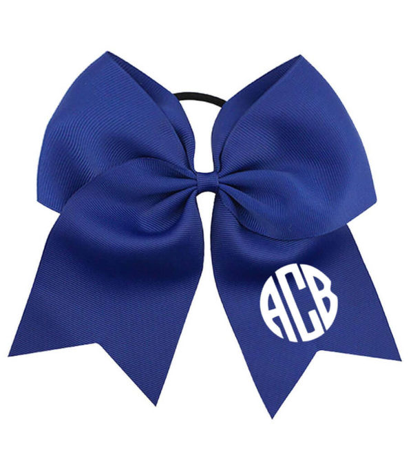 Large Monogrammed Bow