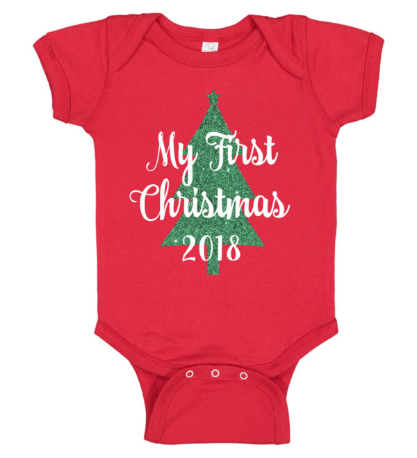 "My First Christmas" Onesie with Large Tree