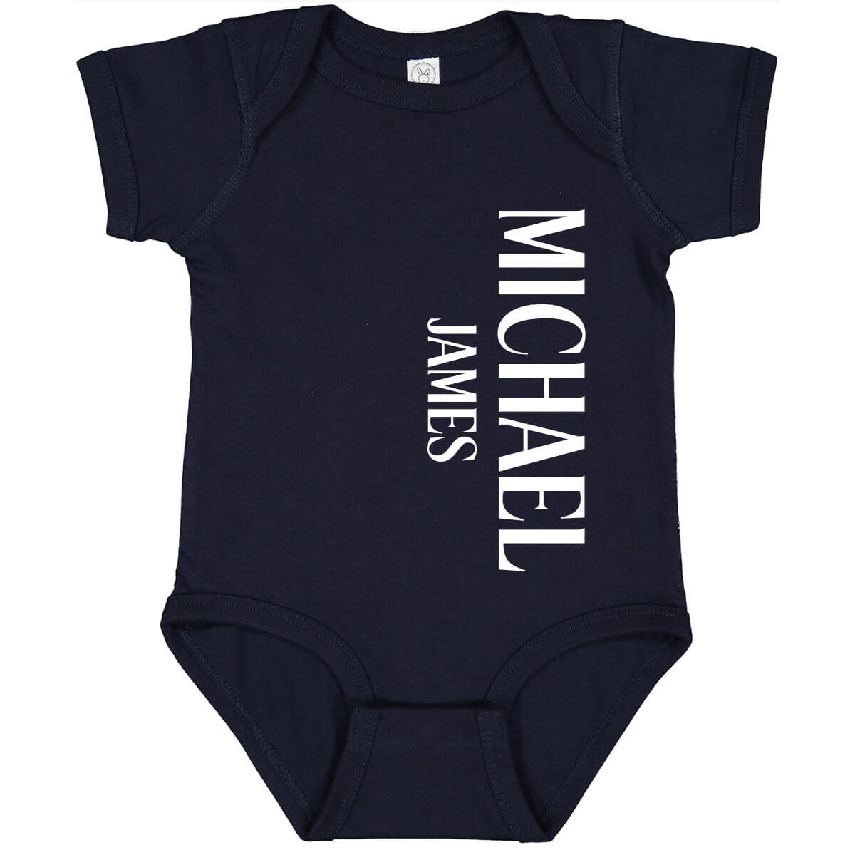 Baby Girl or Boy Bodysuit Custom Baby Name Onesie® New Baby Unique Baby Design Onesie® Baby Name with Initial Personalized Onesie®