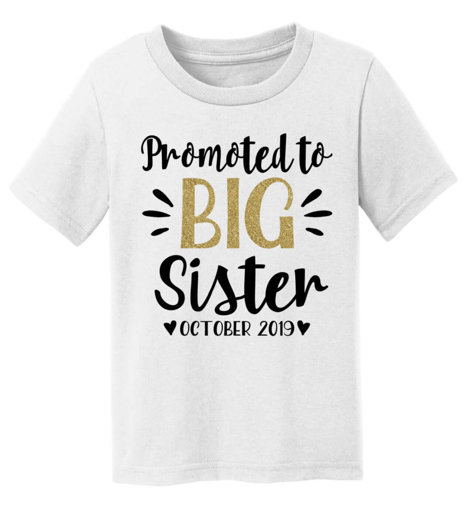 promoted to big sister shirt amazon