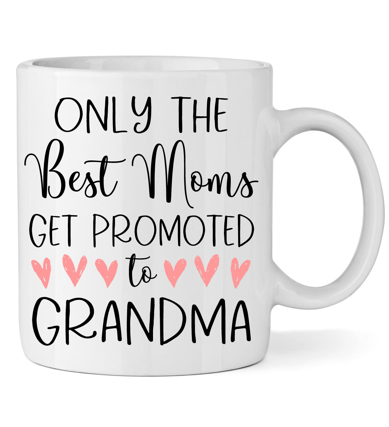 Only The Best Moms Get Promoted To Grandma - Personalized Mug - Birthday &  Christmas Gift For Mom, Mother, Grandma, Nana, Mama