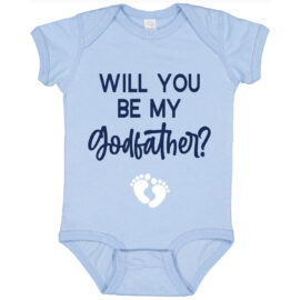 Will you be my Godfather? Onesie